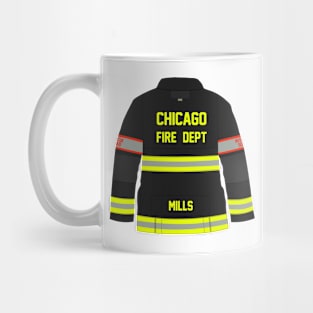 CHICAGO FIRE - PETER MILLS - SQUAD 3 - TURNOUT COAT Mug